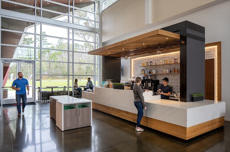 The Mission Café — bright coffee bar with tall windows